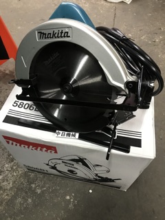 ☆中日機械☆日本 Makita 牧科 5806B1 7''木工圓鋸機 手提電動切斷機