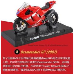 DUCATI 杜卡迪 7-11 集點活動 8號 世界大賽 重機模型 Desmosedici GP 2007