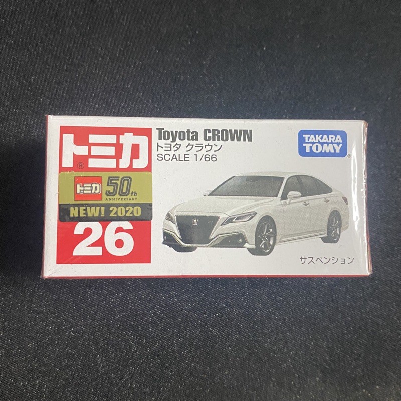 TOMICA 26 TOYATA CROWN 豐田 模型車 合金車