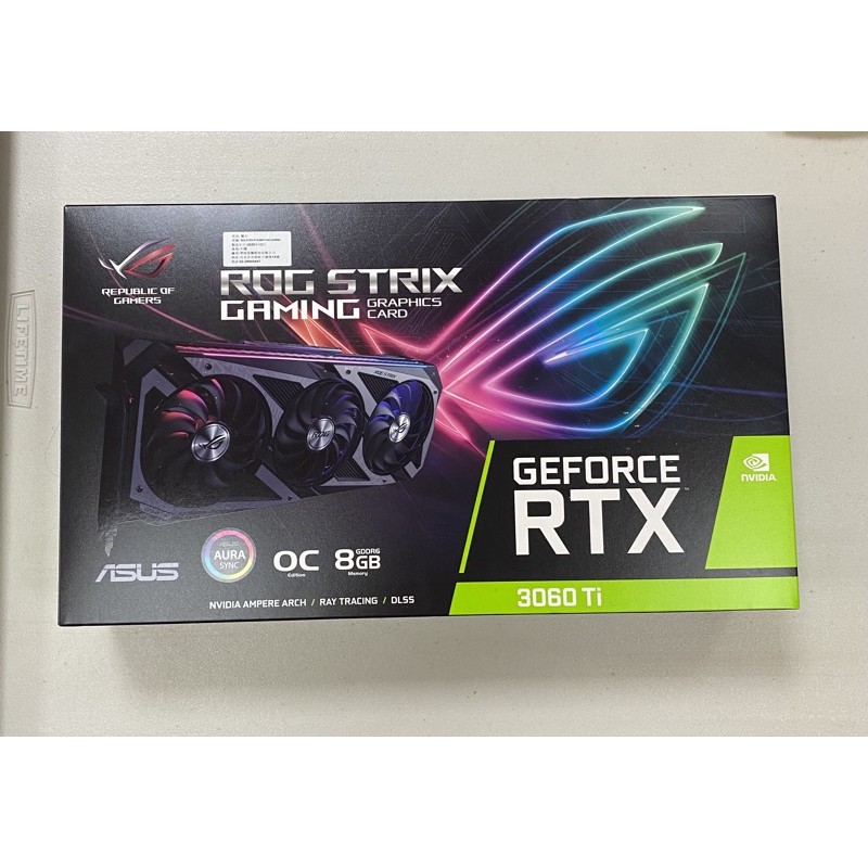 華碩ROG STRIX RTX3060Ti OC8GB