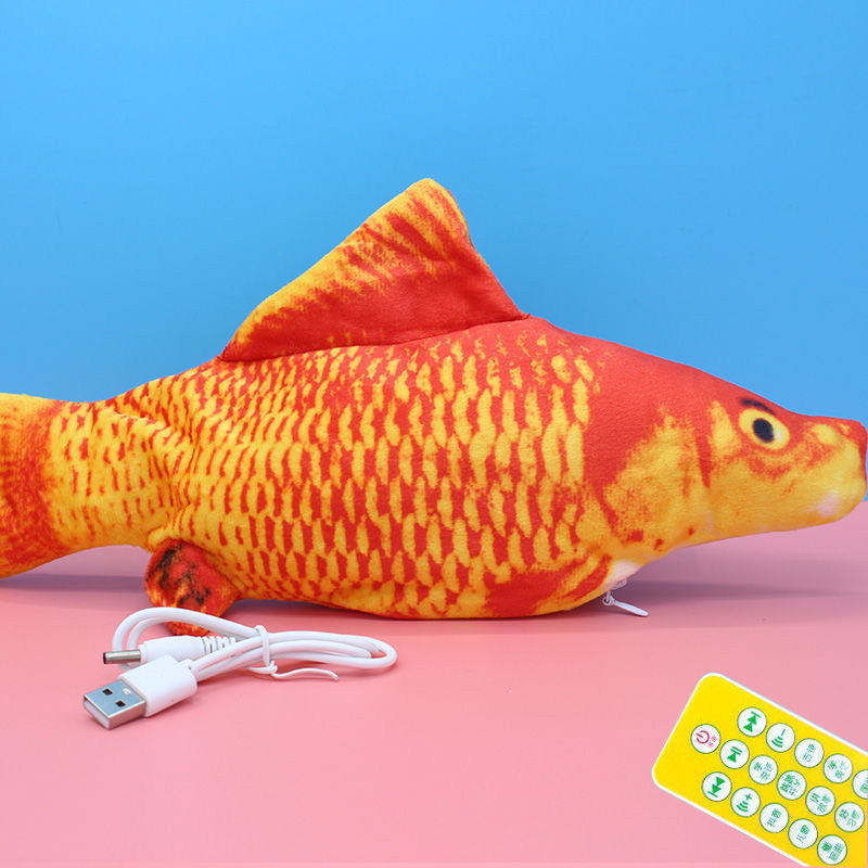 艾之睿 跳跳魚電動魚玩具魚仿真魚電動跳跳魚會跳的魚貓玩具兒童玩具抖音同款毛絨玩具 蝦皮購物