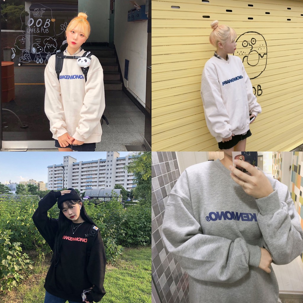 K 2 韓國paragliding 降落傘山脈大學t 韓國大學t 落肩寬鬆情侶上衣 T36313