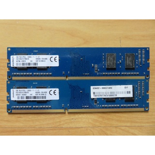 D.桌上型電腦記憶體-金士頓ASU16D3LFU1KBG/2G 2GB *2 不分售 DDR3 1600直購價80