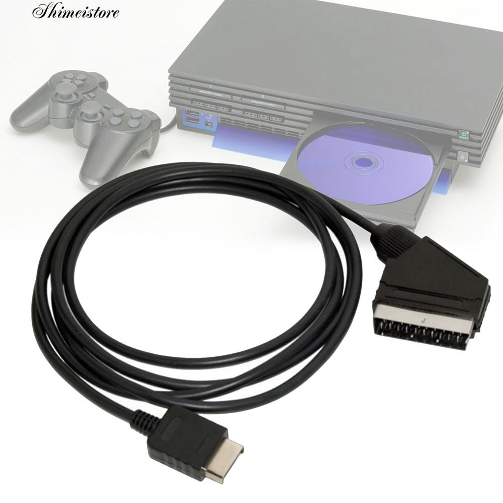 📣滿額免運📣 索尼PS3掃把線 PS2 RGB Scart Cable 音頻信號線 1.8米 📣現貨📣