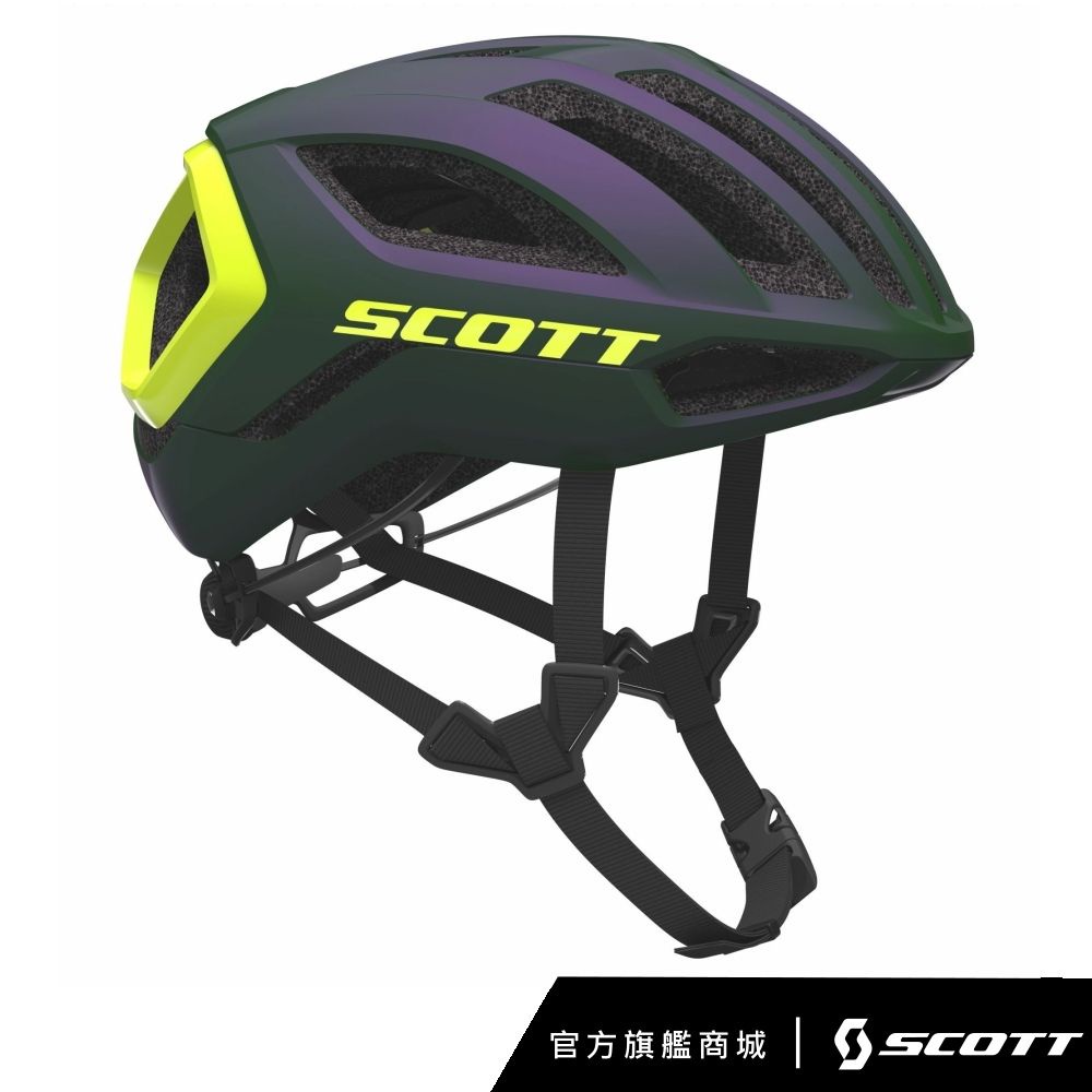 SCOTT 超輕量全能型競賽級安全帽 [亮彩紫]