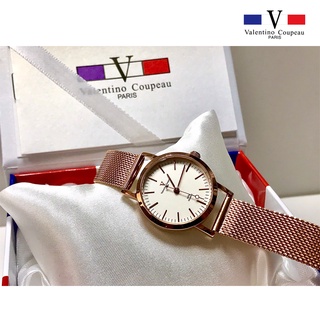 【范倫鐵諾 Valentino Coupeau】61576ACG 經典米蘭風采石英腕錶