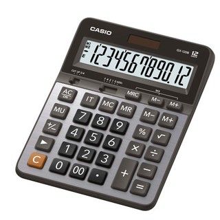 【KAPZZ】CASIO 桌上型商用計算機 12位數 大型顯示幕 獨立記憶體 GX-120B