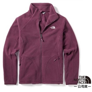 【美國 The North Face】女 Polartec 彈性保暖輕柔刷毛抓絨外套夾克 透氣快乾 364K 深紅