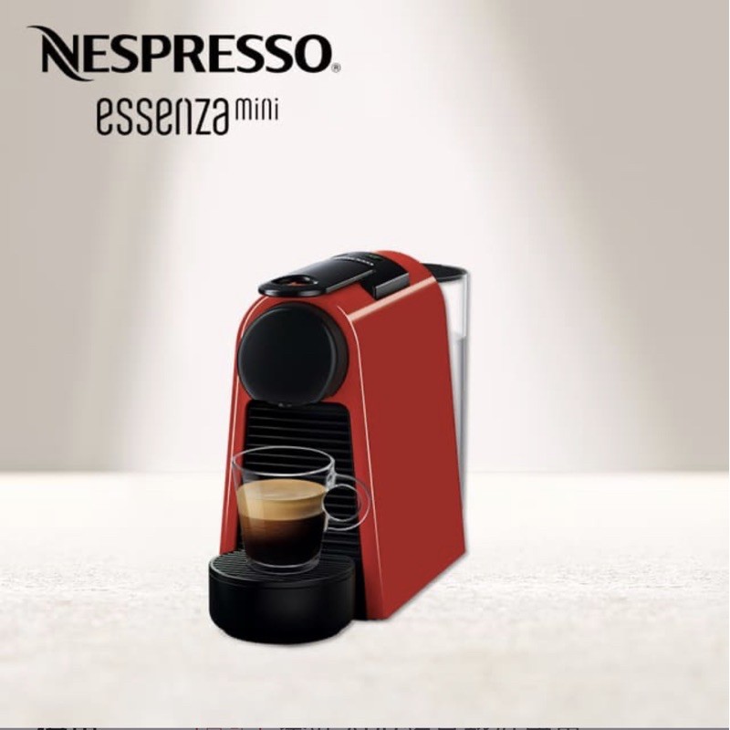 ［二手］Nespresso Essenza Mini咖啡機（紅色）電壓220