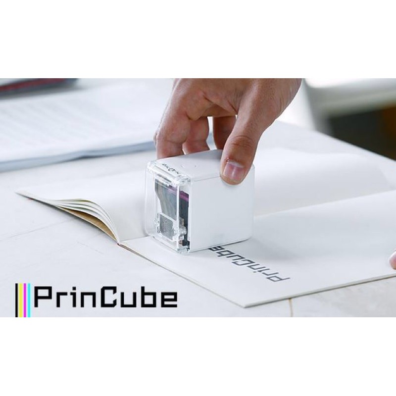 有興趣歡迎帶走可小議價#二手 僅試用一次 Princube 嘖嘖募資 彩色 口袋印表機 隨身 打印機 標準墨水