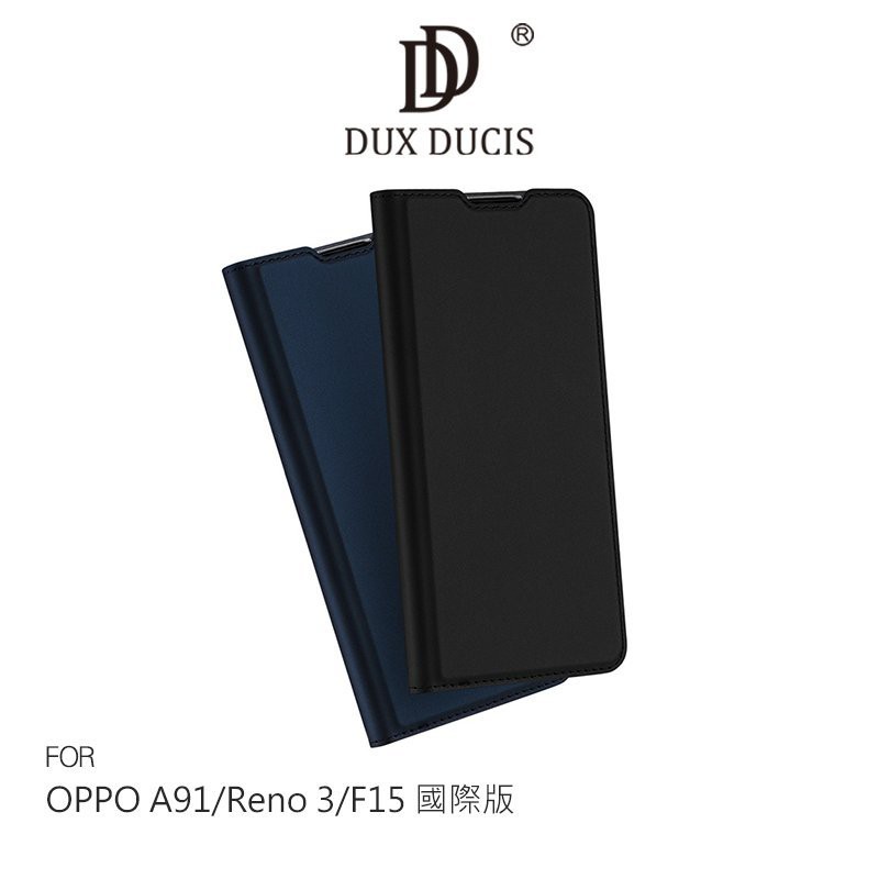 DUX DUCIS OPPO A91/Reno 3/F15 國際版 SKIN Pro 皮套 可立支架