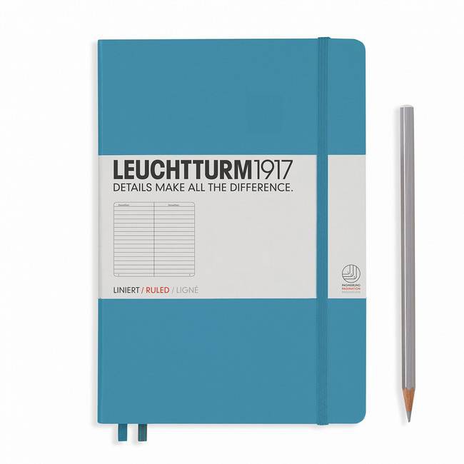 LEUCHTTURM1917 橫線筆記本/ Medium/ Nordic Blue/ Ruled eslite誠品