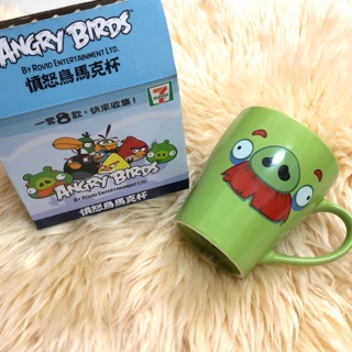 Angry birds 憤怒鳥馬克杯 鬍子豬 藍鳥