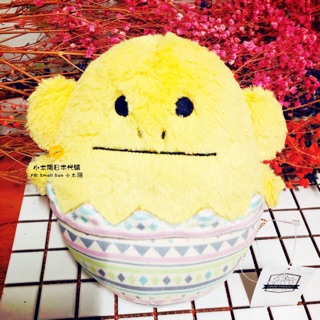 《現貨》日本宇宙人 CRAFTHOLIC 黃色猴子 LORIS 彩蛋造型 抱枕 娃娃 靠墊