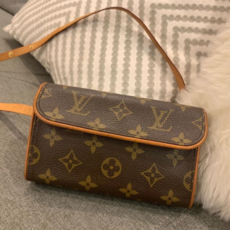 LV Vintage 老花櫃姐腰包🥳