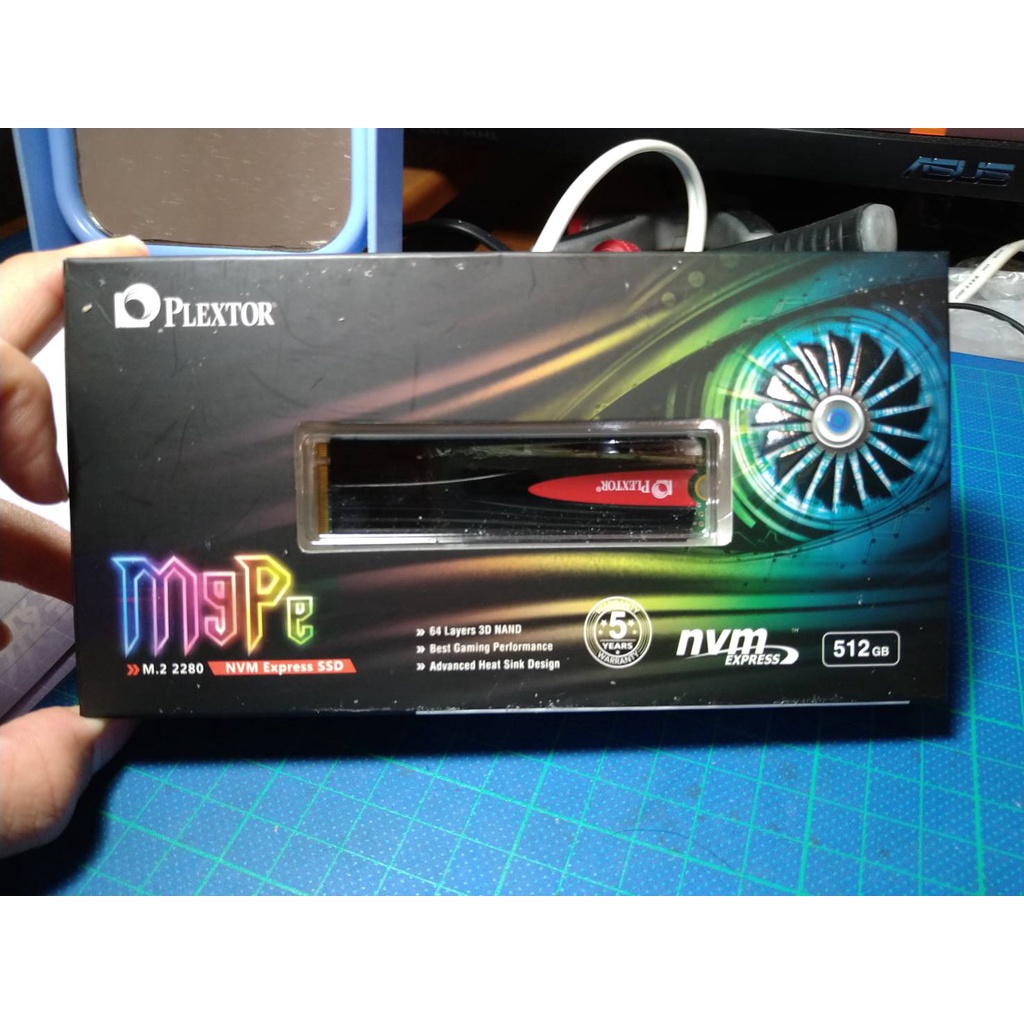 Plextor M9PeG 512G M.2 PCIe(含散熱片)