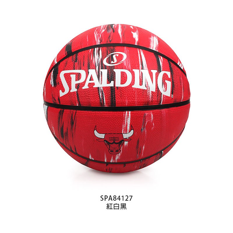 【時代體育】SPALDING 斯伯丁 NBA隊徽 &lt;&lt;公牛&gt; #7號球 室外籃球 SPA841027