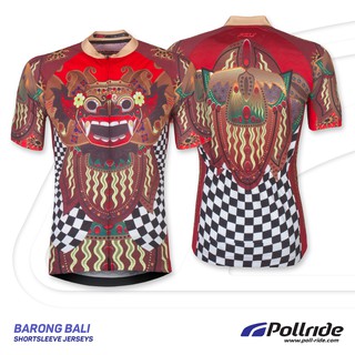Pollride BARONG BALI 品牌公路自行車礫石騎行服短袖