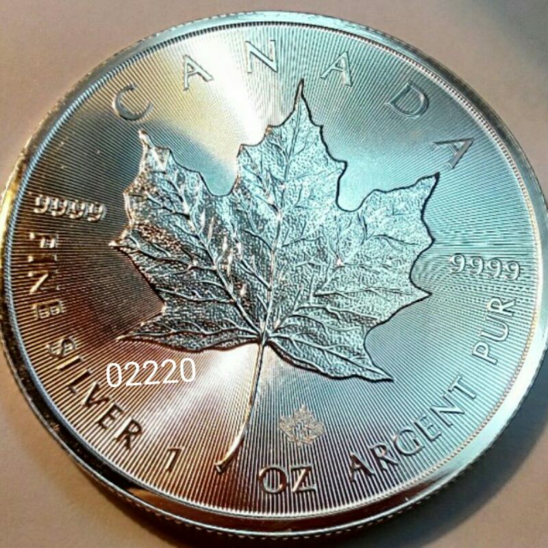 加拿大楓葉銀幣~不分年份，楓葉銀幣，銀幣，錢幣，收藏錢幣，收藏，紀念幣，幣～加拿大楓葉銀幣~不分年份純銀一盎司
