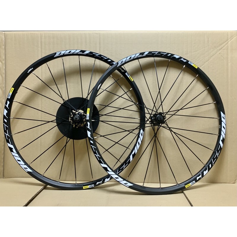 鑫揚百貨商城 Mavic crossride disc 26寸 登山車 國際六孔 碟煞 輪組 fv