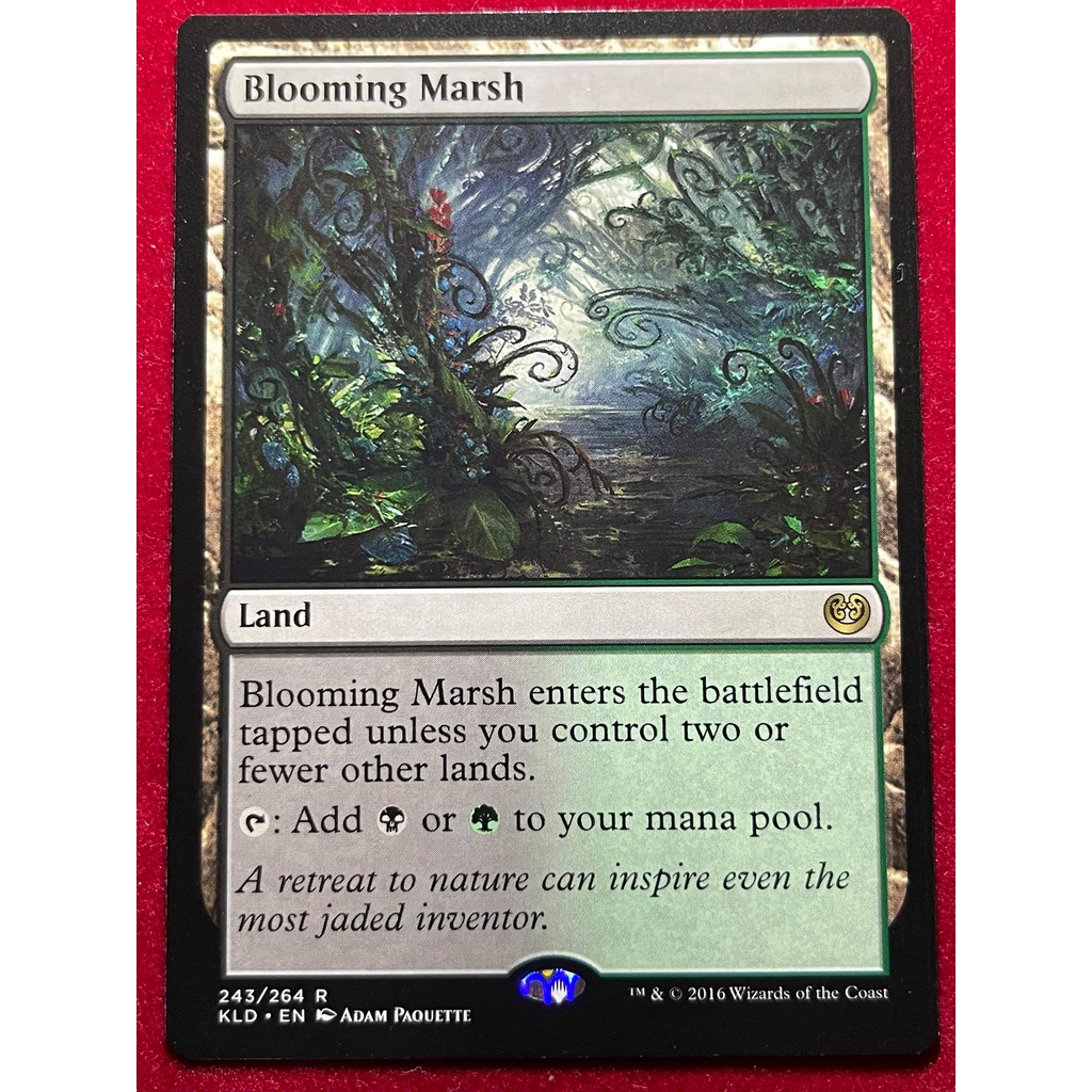 [Lucky] 🌸魔法風雲會 MTG🌸 卡拉德許 (KLD) 花開沼地 Blooming Marsh