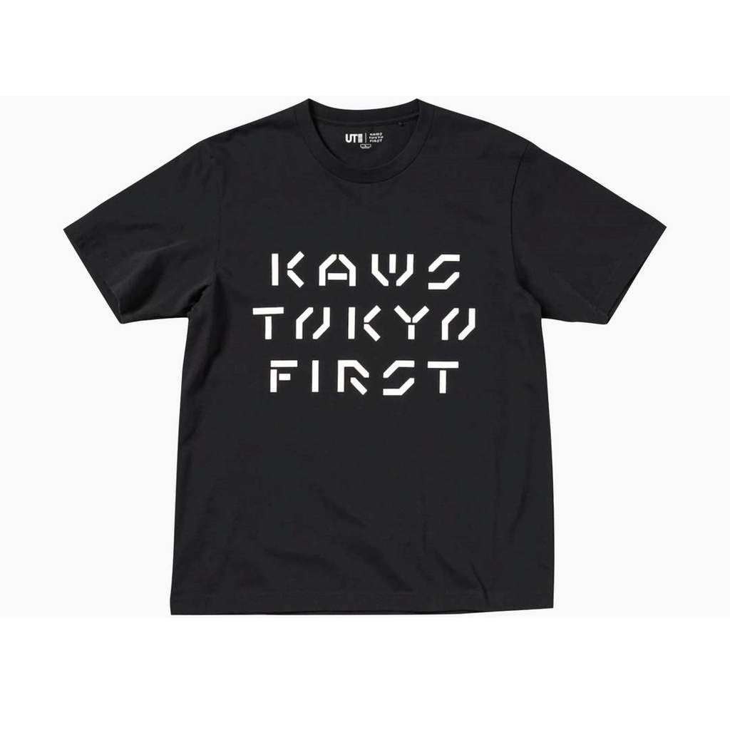 【日本限定】Kaws x UT Uniqlo 聯名短T  (大人－黑色) T恤 T-Shirt