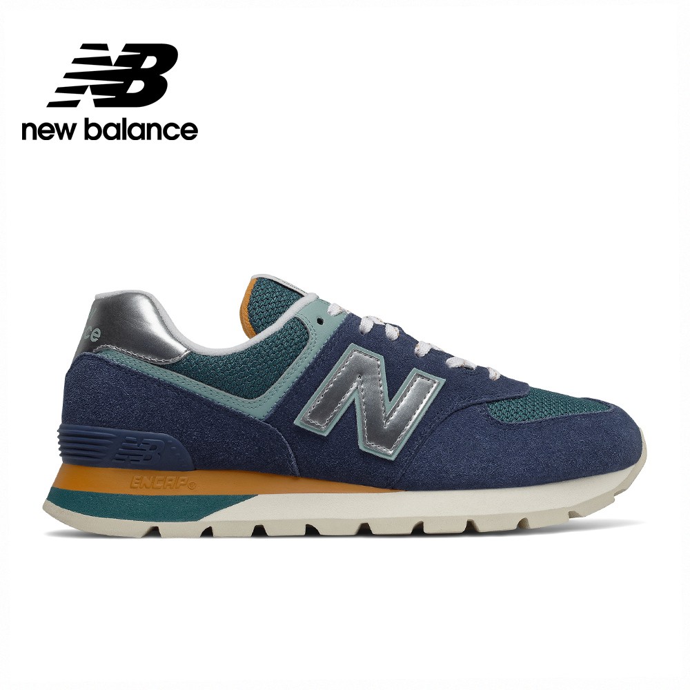 【New Balance】 NB 復古運動鞋_中性_深藍_ML574DHL-D楦 574