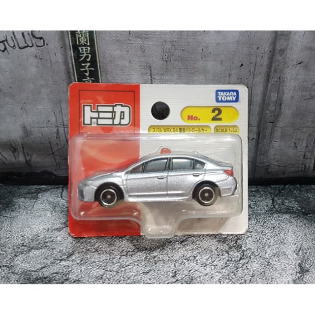 Tomica 多美	 No 2 速霸陸 SUBARU WRX S4 警車	 No 2 No02  吊卡稀有