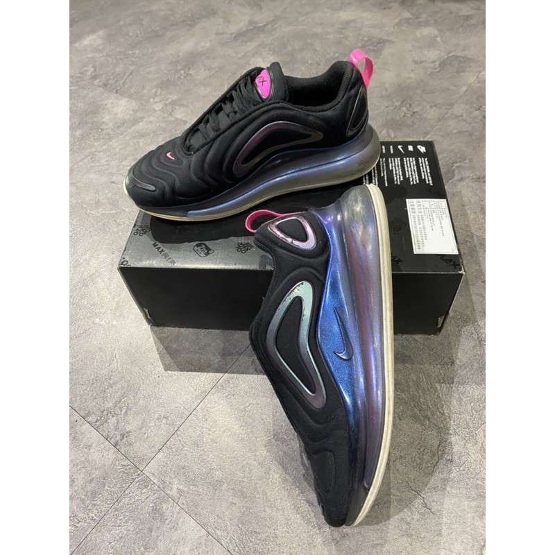 (shoes女鞋)NIKE W AIR MAX 720 SE 黑色全氣墊跑步鞋 尺寸