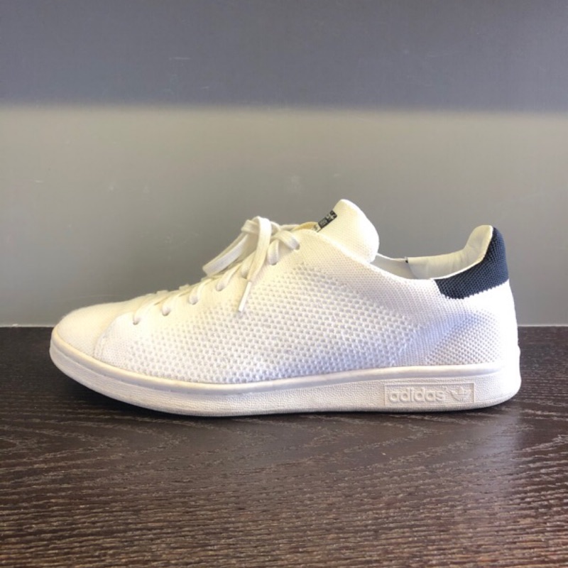Adidas Originals Stan Smith Primeknit白色休閒鞋～尺寸：9.5號