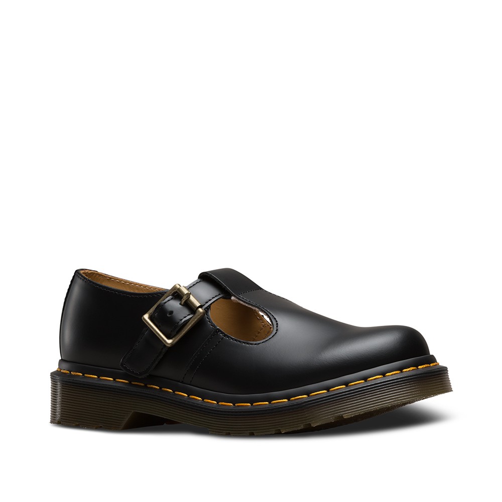 麻緹子 Dr.Martens 英國 馬汀大夫 1H38 POLLEY T-BAR 黑 經典 娃娃鞋 經典 復刻 女 禮物