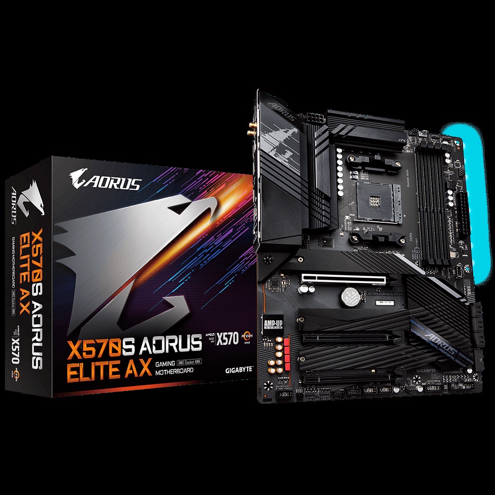 全新 技嘉 X570S Aorus Elite AX (AM4 X570 DDR4 M.2) 原廠保至2026.11.9