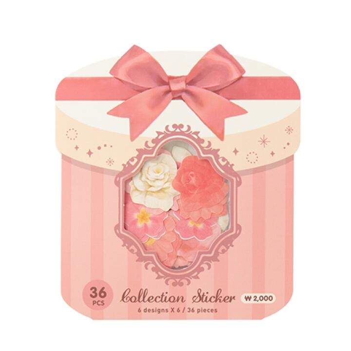 [ARTBOX OFFICIAL] 粉色花朵貼紙套裝