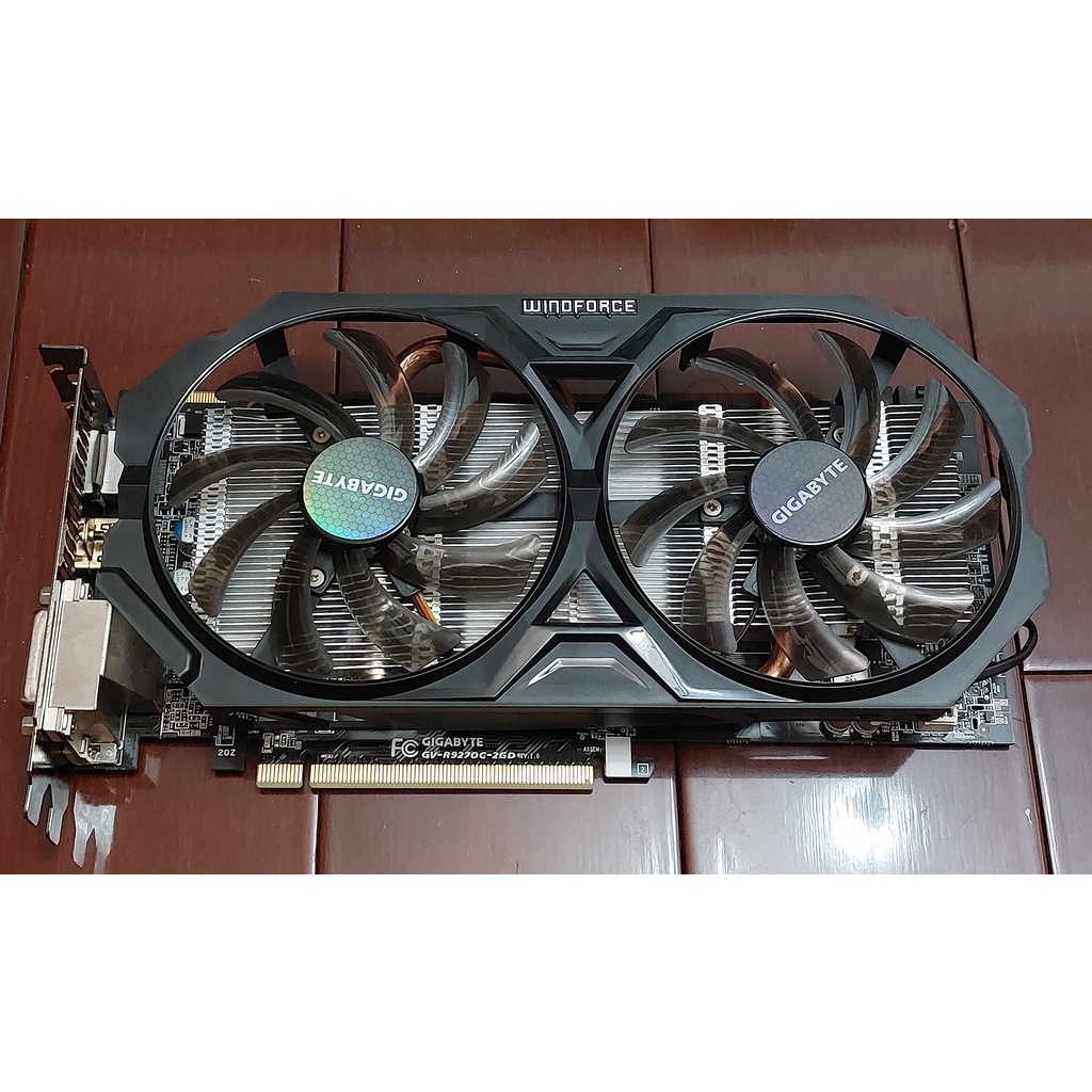 無畫面的 Gigabyte R9 270 OC 2Gb 顯示卡