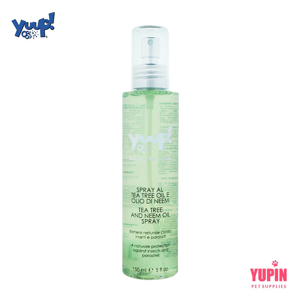 義大利 YUUP 優瀑 白茶樹油驅蟲噴霧 150ml 犬貓適用 清潔  抑菌 舒緩