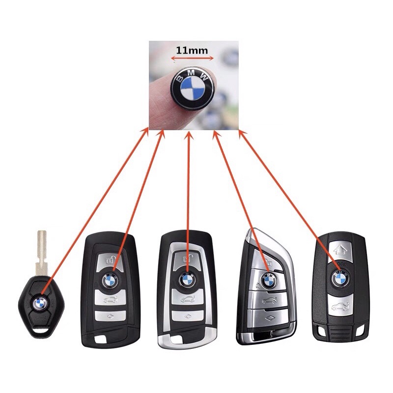 BMW鑰匙貼水晶微凸面鑰匙貼音響貼裝飾貼1.1公分與1公分 自行量尺寸