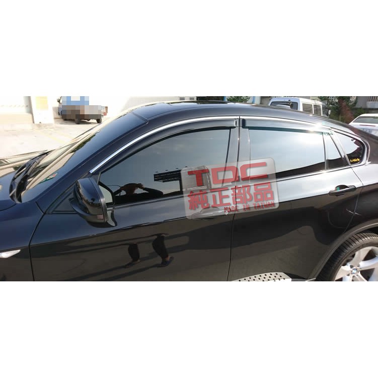 【TDC車用部品】亮條,晴雨窗：BMW,X6,E71,鍍絡,鍍鉻,門框,台灣製造