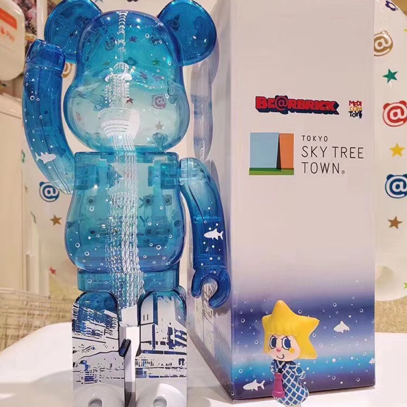 Bearbrick 天空樹藍色晴空塔400%