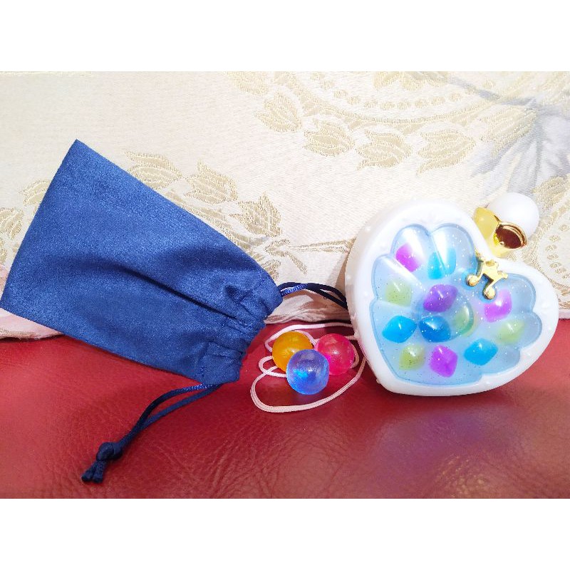 3色一起帶獨家贈官方小卡）動漫商品。小魔女魔法球 粉/橘/藍款。尋找小魔女DoReMi 魔女見習いをさがして三色元魔法球