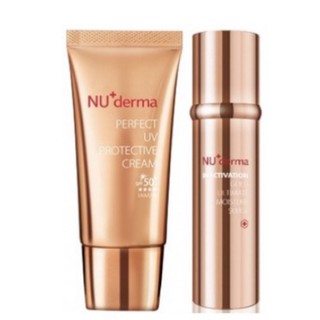 Nu+derma保養.隔離.醫美術後超好用海神霜保濕面膜 無瑕清透防護霜、金採賦活保濕精華霜、肌因抗老修護微導膜 新德曼