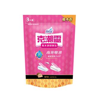 克潮靈集水袋補充包-檜木香 180g*3入吸濕量400ml*3入