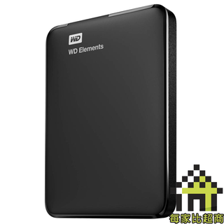 WD Elements 1TB/2TB/4TB/5TB 2.5吋 USB 3.0 外接硬碟(WESN) 威騰【每家比】