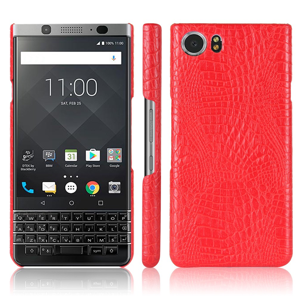 黑莓 Keyone / Mercury 手機殼復古鱷魚皮 PU 皮套