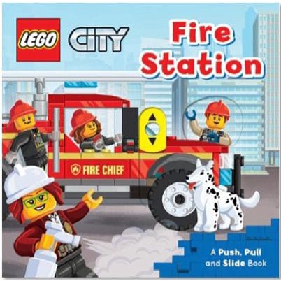 Lego Fire Station: A Push, Pull and Slide Book/LEGO eslite誠品