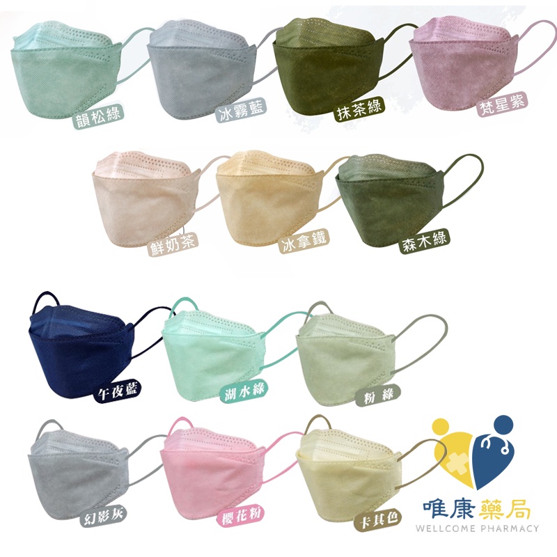 聚泰 KF94 韓國口罩醫療口罩 魚形口罩(10入/盒 )台灣製 原廠公司貨 唯康藥局