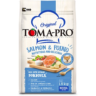 優格TOMA-PRO成幼犬敏感膚質配方鮭魚+馬鈴薯7KG/3KG/1.5KG