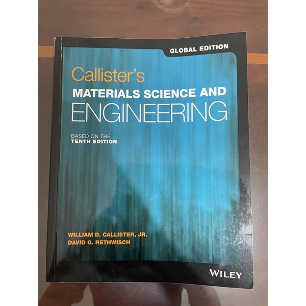 Callister's Materials Science And Engineering的價格推薦 2023年7月 比價比個夠BigGo