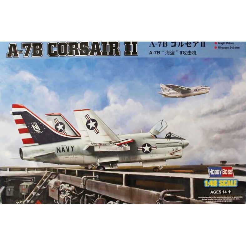 [現貨] HOBBY BOSS 80343 1/48 A-7B CORSAIR II 海盜II 攻擊機