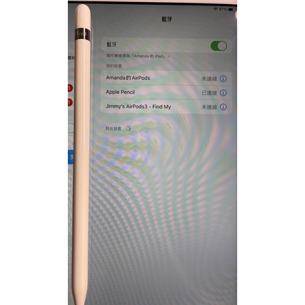 Apple iPad 6 第6代 32G +Apple Pencil 銀色 WiFi 9.7 吋 A1893 無傷 二手
