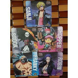 海賊王 航海王 ONE PIECE FILM RED 杯墊 香吉士 布魯克 佛朗基 羅賓 喬巴 紅髮歌姬 特典 草帽商店